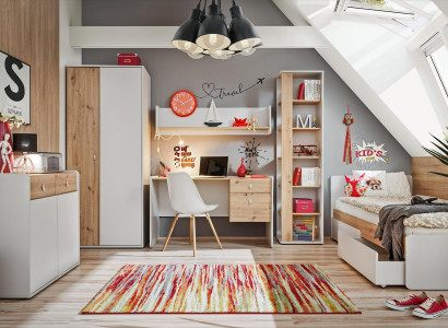Childrens room Set 6 pcs Bedroom Furniture Wardrobe Design Complete new