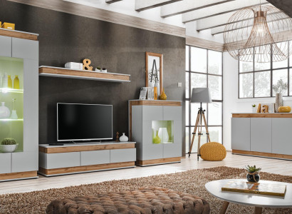 Living room Set 5 pcs TV Stand Modern Display case Wood Möbe Luxury Chest of drawers new