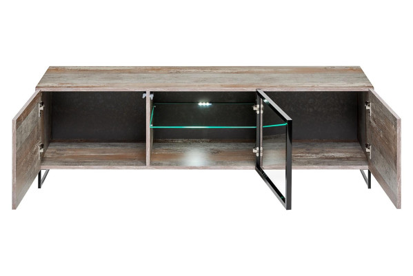 Modern Living room Set TV Lowboard Design Furnishings Display case new Wood Furniture