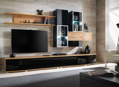 Designer Wall unit Modern Design Living room Luxury Furniture Wall Shelves new