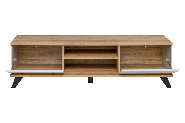 Living room set bookshelf TV lowboard wall shelf living walls wood furniture set 4 pieces.