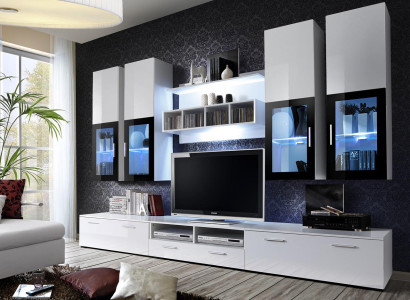 Wall unit Furnishings wall cabinet design Wood wall cabinet Modern Suite