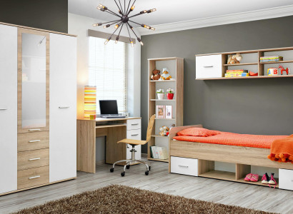 Complete Youth Room Modern Childrens room Designer Desk Set Luxury Furniture