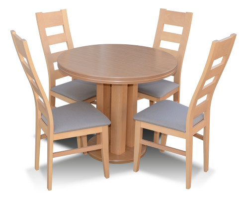 Classic r Round Round Table Wood Design Dining room Tables 4 Chairs