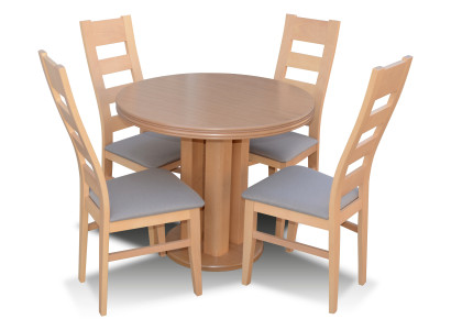 Classic r Round Round Table Wood Design Dining room Tables 4 Chairs