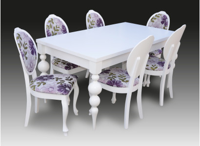 Classic Dining table Table with 6 chairs Dining room Group Chair Tables