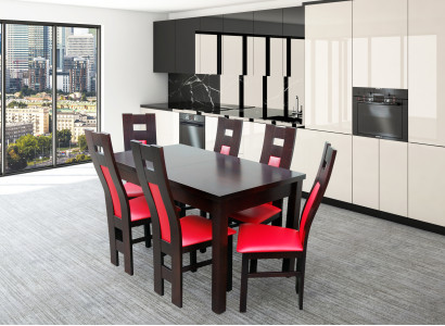 Design Dining room Suite Chair Set Table + 6 Chairs Dining Sets Tables