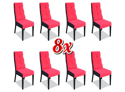 Designer Chairs Suite Complete K63 Chair Set Dining room Lehn Upholstery Seat 8x