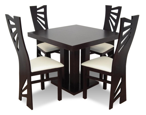 Chair Set Table + 4 Chairs Sets Living room Dining room Extendable
