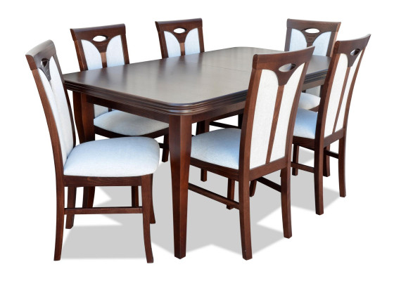 Classic Dining room Furniture Dining Set Armchair Table Group 7pcs. Modern set