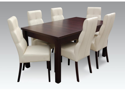Dining set Dining table 6 x Chair Set Set Suite Table Dining set 7 pieces. Tables new