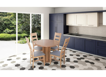 Dining table 4 x chairs Dining room set Dining set Wood Table 5 pieces. Group Suite