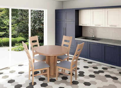 Dining table 4 x chairs Dining room set Dining set Wood Table 5 pieces. Group Suite