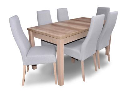 Complete e Suite Dining room Armchair Table 6x Chairs Luxury Dining set Set 7 pieces