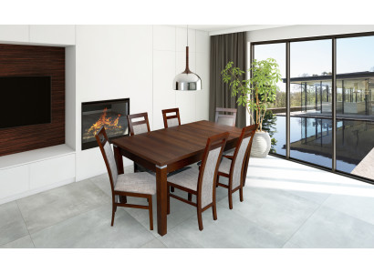 Table + 6 Chairs Design Dining room Suite Chair Set Dining Sets Tables