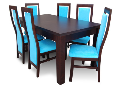 Table + 6 Chairs Tables Dining set Dining room Suite Chair Set