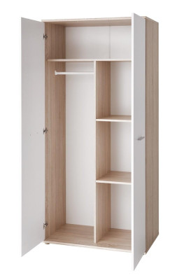 Childrens room Complete Bed Wardrobe Bookshelf Wall shelf Set 5 pcs