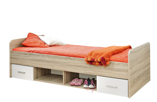 Childrens room Complete Bed Wardrobe Bookshelf Wall shelf Set 5 pcs