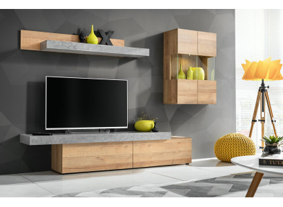 Living room Wall unit Modern Designer TV lowboard wall cabinet new