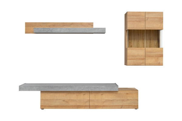 Living room Wall unit Modern Designer TV lowboard wall cabinet new