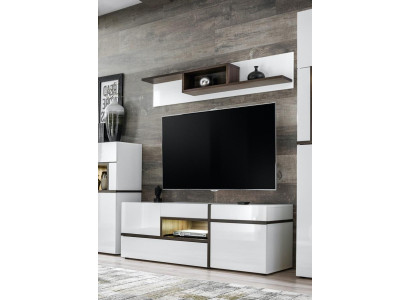 Living room Wall unit TV Lowboard Shelf Luxury Design Set Modern Furniture new