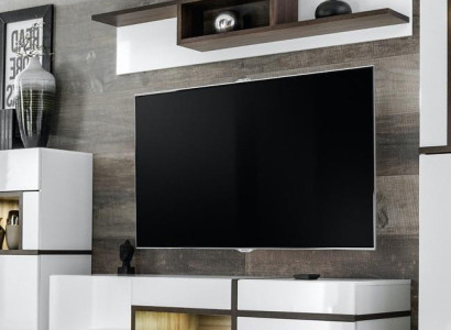 Living room Wall unit TV Lowboard Shelf Luxury Design Set Modern Furniture new