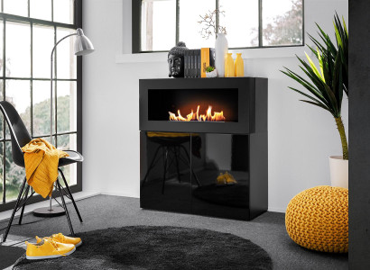 Chest of drawers with built-in fireplace Modern Designer Wardrobe Living room