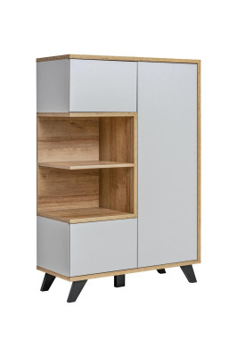 Living room Bookshelf Wood Office cabinet Shelf Luxury Wood Furniture Design
