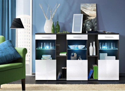 Living room Chest of drawers Luxury Sideboard Modern Designer Furniture Wood new