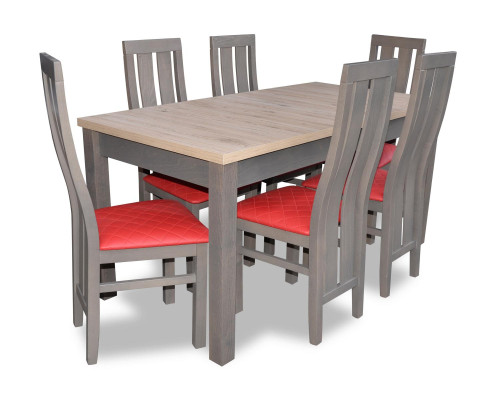 Complete Set Dining table 6x Chairs Dining room Set Ess Group Table Tables 7pcs new