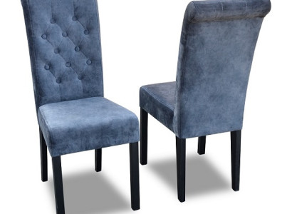 6x Chesterfield Chair Set Seat Upholstery Suite Dining room Chairs Lehn Leather