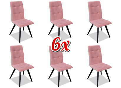 Group Armchair Italian Luxury Furniture Suite Dining room Chair Set 6x Chairs