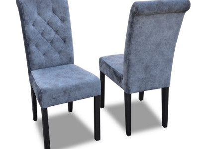 6x Chesterfield Chair Set Seat Upholstery Suite Dining room Chairs Lehn Leather K11