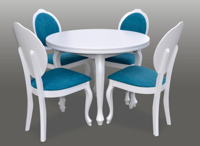 Dining table + 4 Chairs Dining room Set Dining set Classic r Table 5tlg Set Chair new