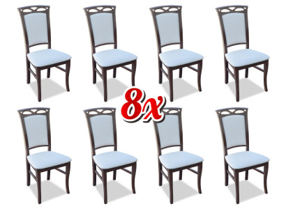 Designer Set Dining room Lehn Upholstery Seat Chairs Suite Complete K12 8x Chair