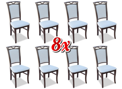 Designer Set Dining room Lehn Upholstery Seat Chairs Suite Complete K12 8x Chair