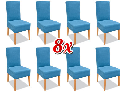 Dining room Chair Upholstery Armchairs Dining room Chairs 8x Set Armchair Solid wood new