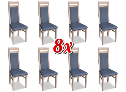 Dining room Chair Set Suite Lehn Chairs Complete Group Living room 8x Piece new