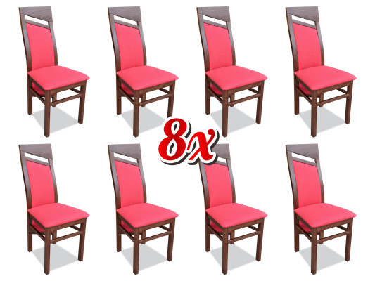 Suite Dining room chair Wood Upholstery new Dining room Group 8 x Armchair