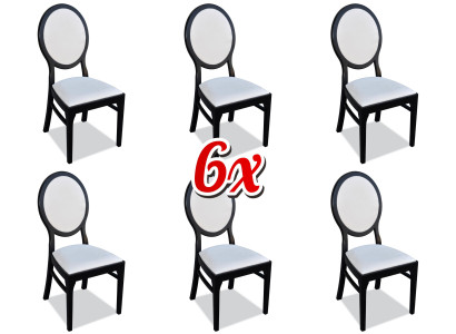 Suite Chairs Upholstery Lehn Design Wood Group new Dining Room 6x Chair Set Seat