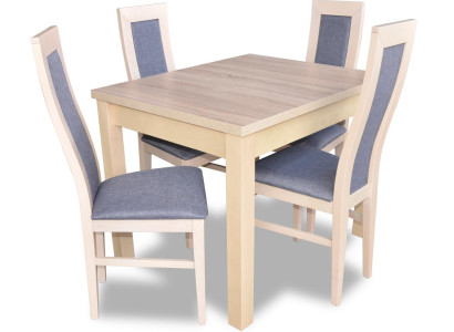 Dining room Complete Suite Table Modern 4x Chair Set Classic 5pcs. Group