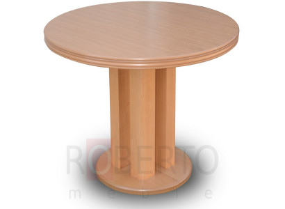 Round Table Round Tables Dining room Living room Wood Extendable until