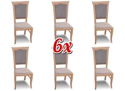 Group Armchair Italian Luxury Furniture Suite Dining room chair Set 6X Chairs new