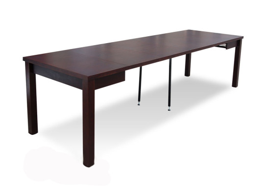 Table Dining table Wooden table XXL Conference table 90 x 90 cm Extendable 90x240 cm
