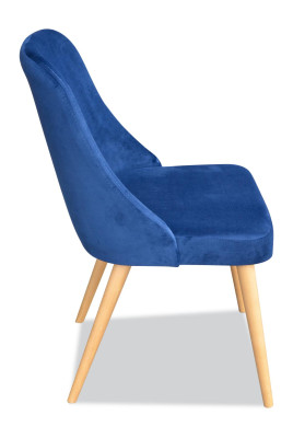 Elegant Modern Chair Wood Dining Room Furniture Set 4x Chair Luxury new Blue new