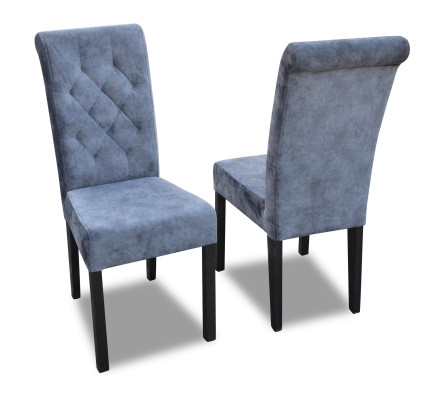 Modern Chesterfield Dining chairs 4x Chairs for Dining room Fabric Dining set new