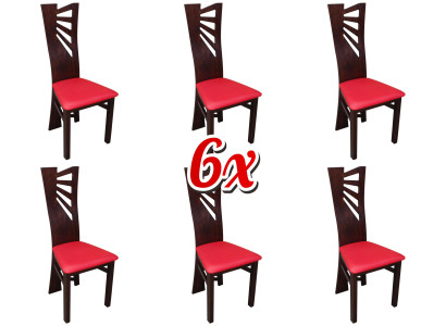 Upholstered armchair Chair Dining room Restaurant Club Group Armchair 6x Lounge Armchair