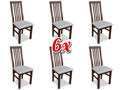 Dining room Restaurant Kitchen Group Armchair 6x Lounge Armchair Upholstered Chair Chair