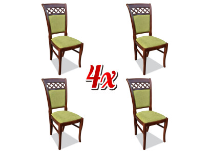 Group Textile new Dining room Restaurant new Design Chair 4x Chairs Set Armchair new