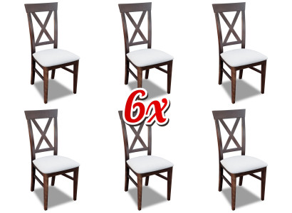 Dining room 6 x Chair Design Upholstered Seat Chairs Suite Armchair Lounge Set new